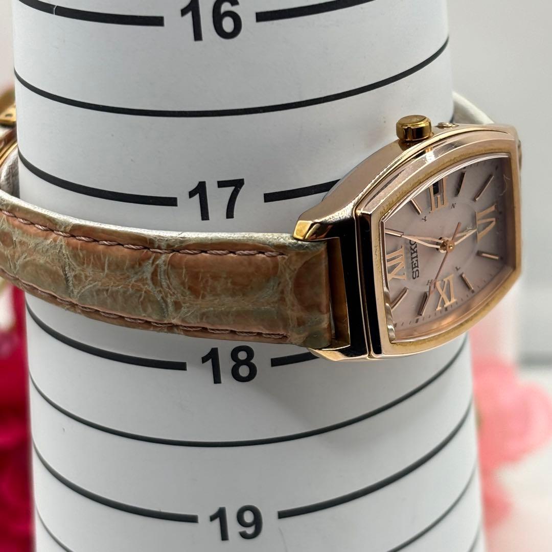 稼働品☆電波ソーラー　SEIKOセイコー　ルキア　レディース腕時計