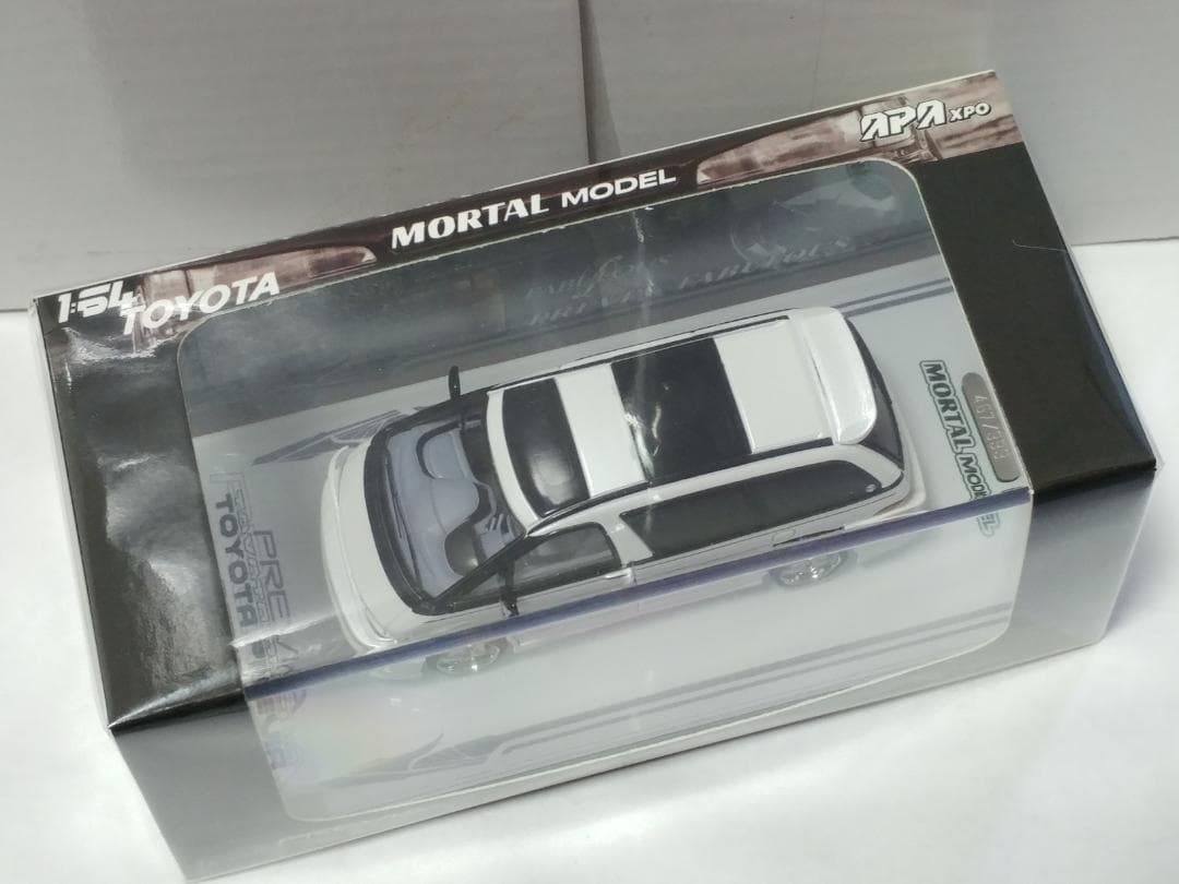 MORTAL 1/64 トヨタ プレビア カスタム ホワイト