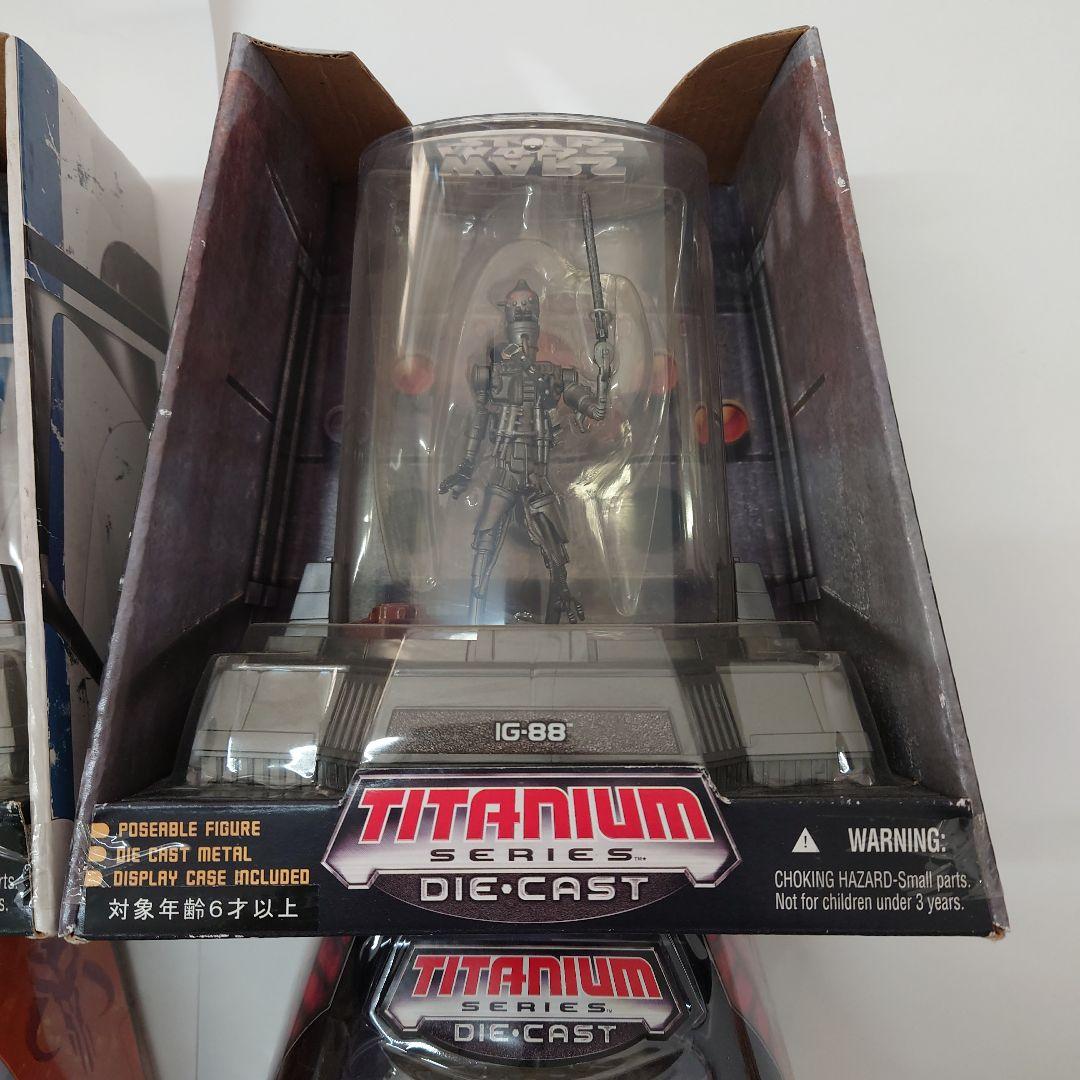 スターウォーズ　タイタニウムフィギュア 4点セット　Star Wars