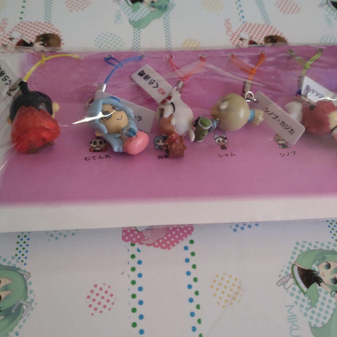 回転むてん丸　くら寿司　フィギュアストラップセット　未使用　チアver