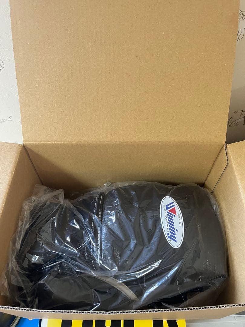 Winning ボクシンググローブ ハードタイプ12 oz ブラック　新品未使用