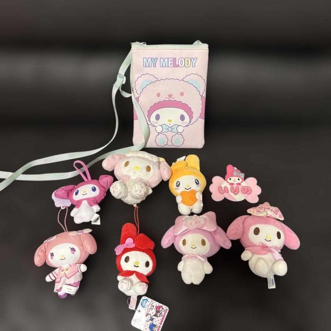 180サイズぱんぱん　大量　マイメロ　ナガノ　コラボ　ぬいぐるみ　まとめ売り