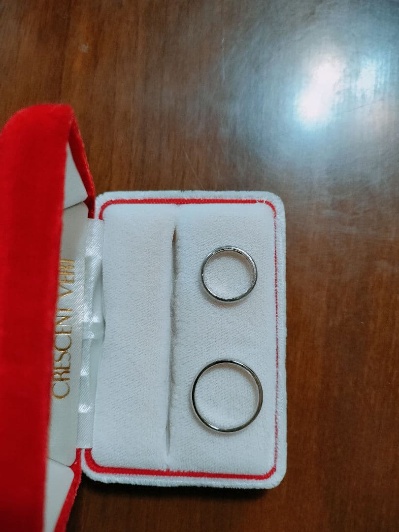 CRESCENT VERIT 　結婚指輪　pt1000 14号　4号