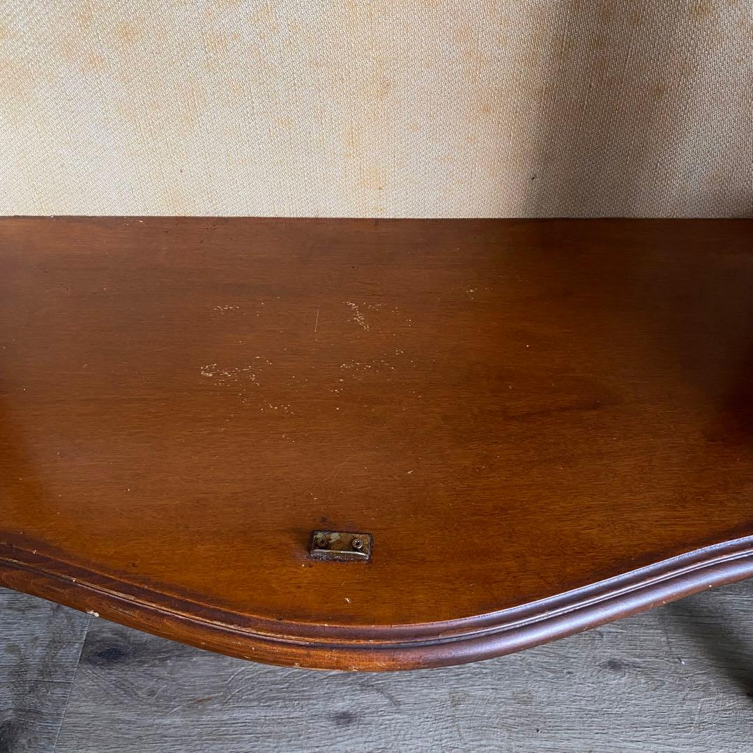 ヴィンテージ ガラスキャビネット　猫脚キャビネット　サイドボード