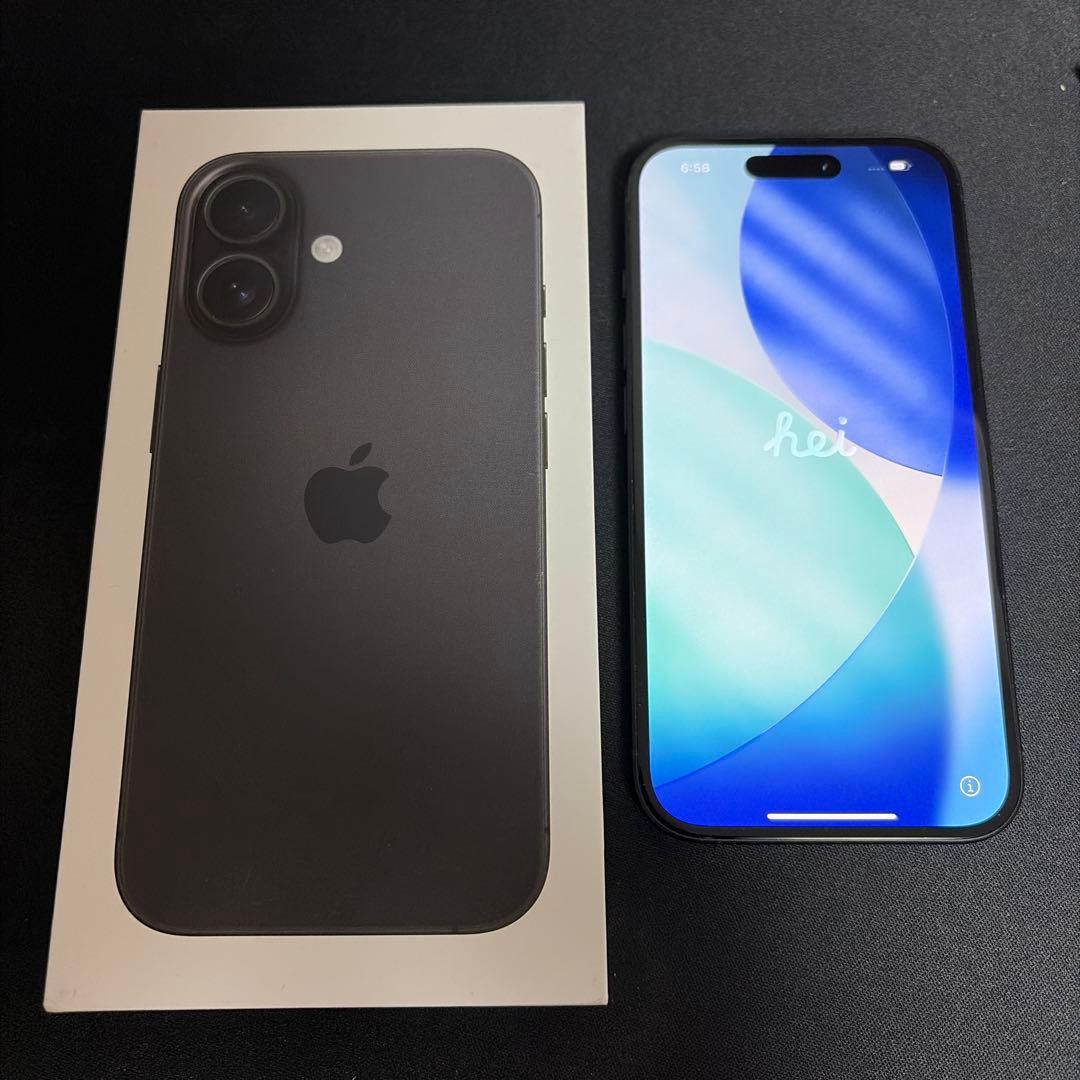 Apple iPhone16ブラック 本体 128GB
