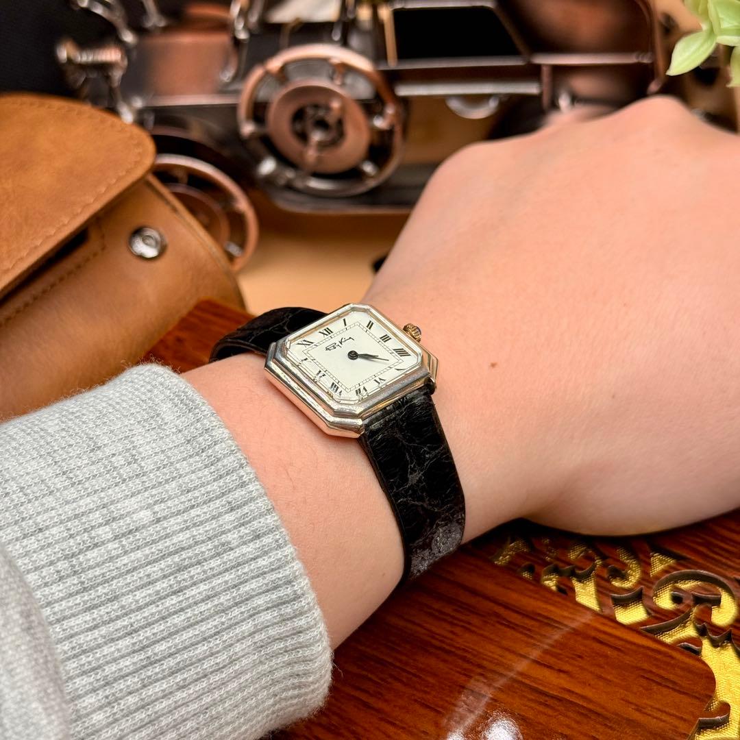 時計 VINTAGE ROY KING SILVER 925 TANK 1970's