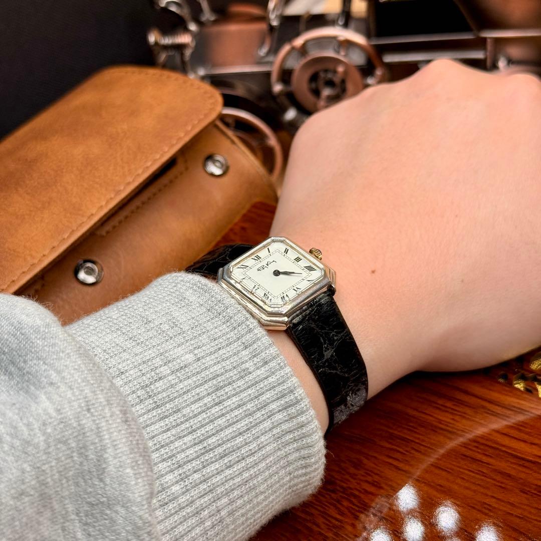 時計 VINTAGE ROY KING SILVER 925 TANK 1970's