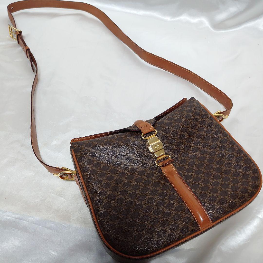 CELINE マカダム柄 ショルダーバッグ トートバッグ