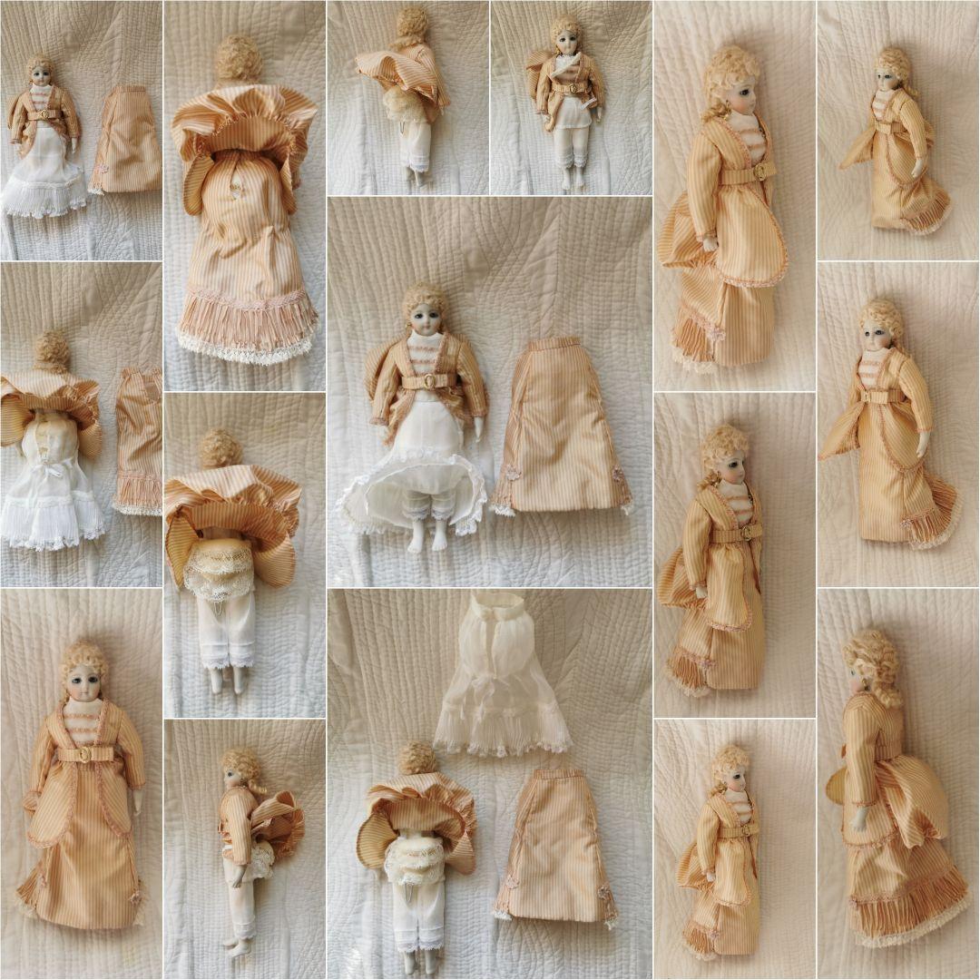 ヴィンテージ 作家物ミニョネットフレンチビスクドール キャシーハンセン作 貴婦人