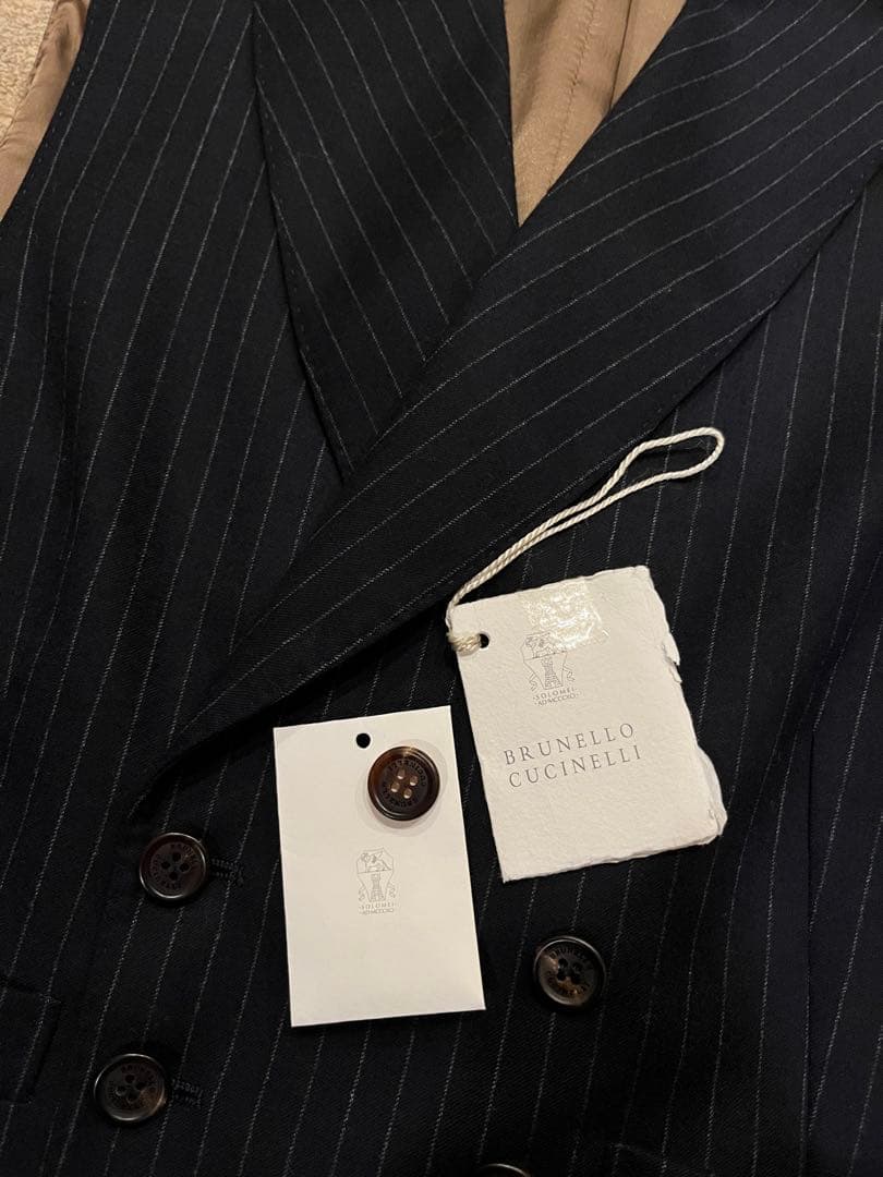 BRUNELLO CUCINELLI ブルネロクチネリ46 ダブルジレ ベスト