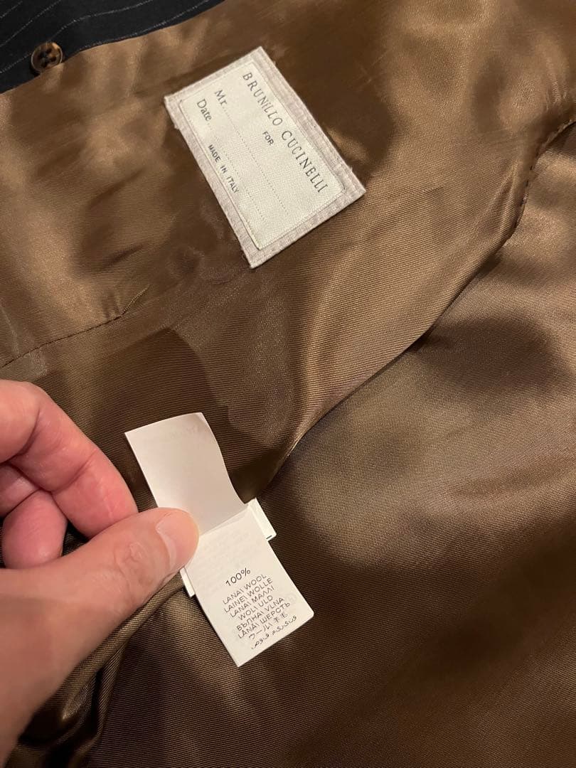 BRUNELLO CUCINELLI ブルネロクチネリ46 ダブルジレ ベスト