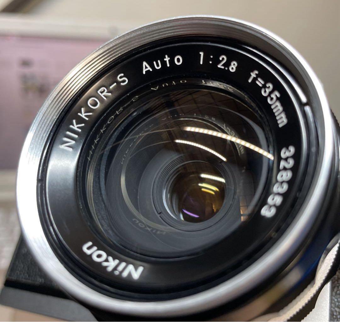 Nikon F アイレベル 中期 35mm f2.8セット