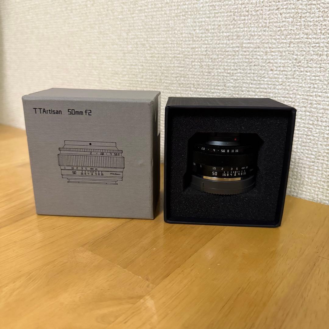 【極美品】TTArtisan 50mm f2 Eマウント + NDフィルター