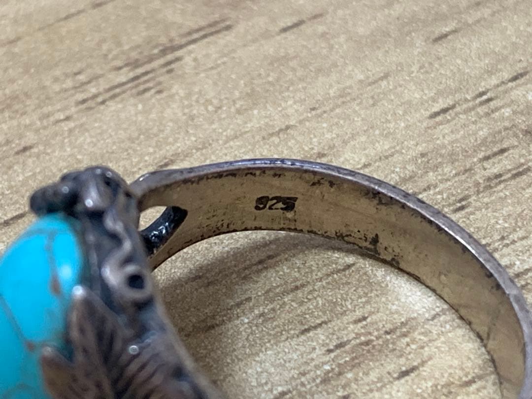 ターコイズ シルバー925リング 3点セット