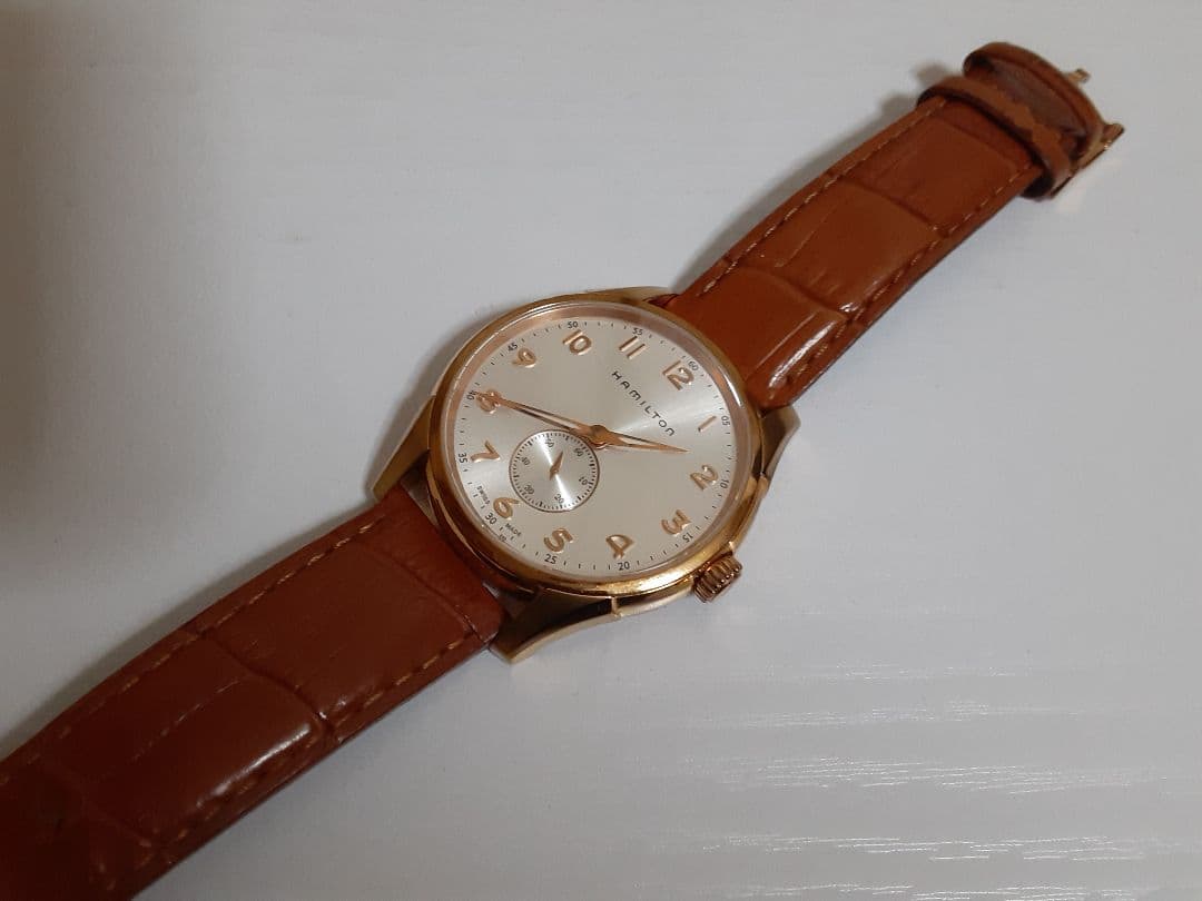 生産終了品 ハミルトン ジャズマスター ゴールド色 シンライン