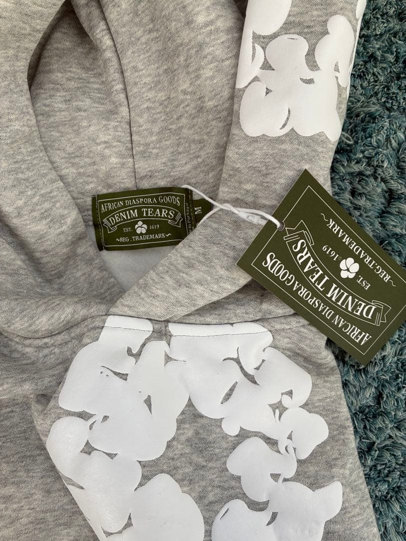 トップス Denim Tears hoodie black/grey M size