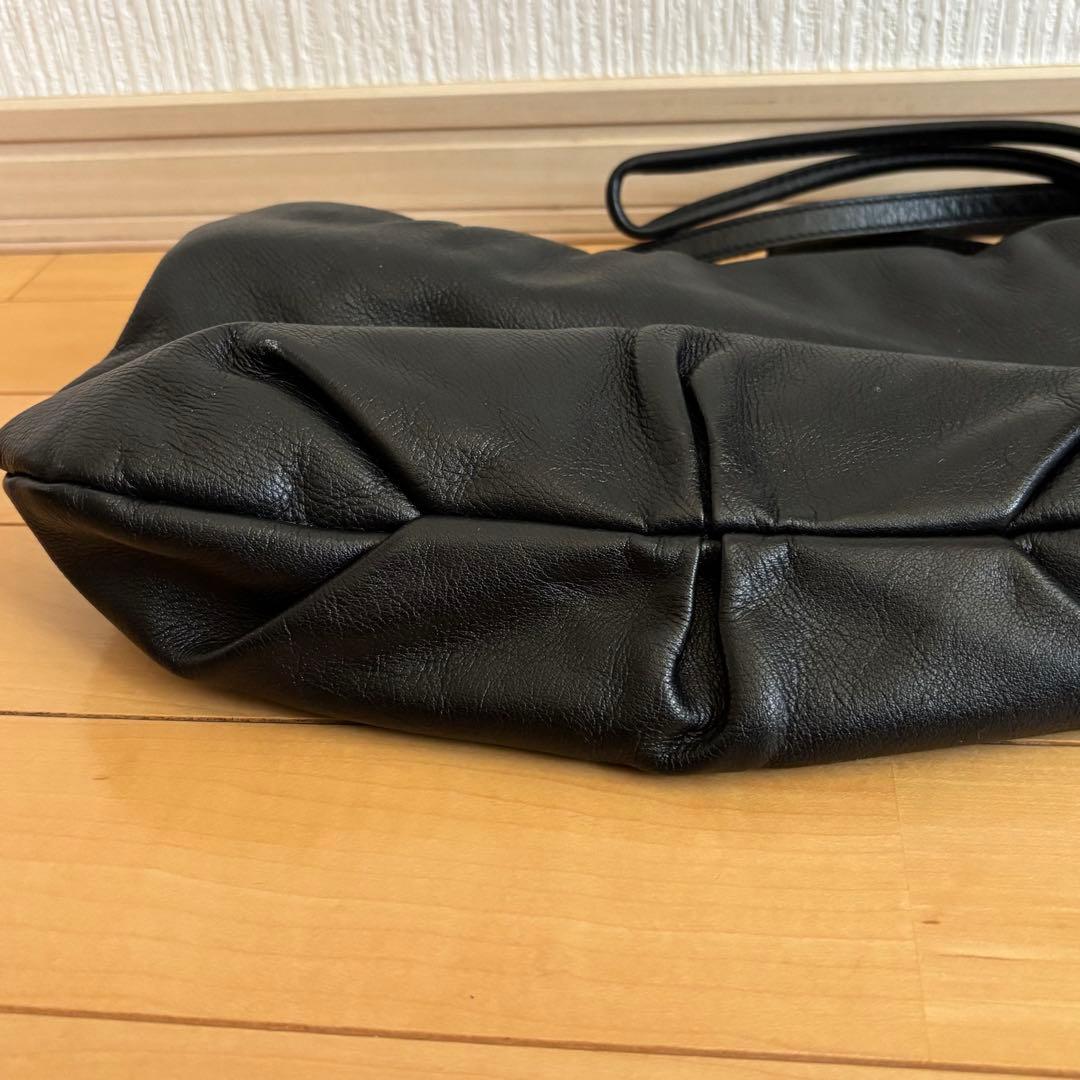 ラシット　レザー巾着4WAYショルダーバッグ