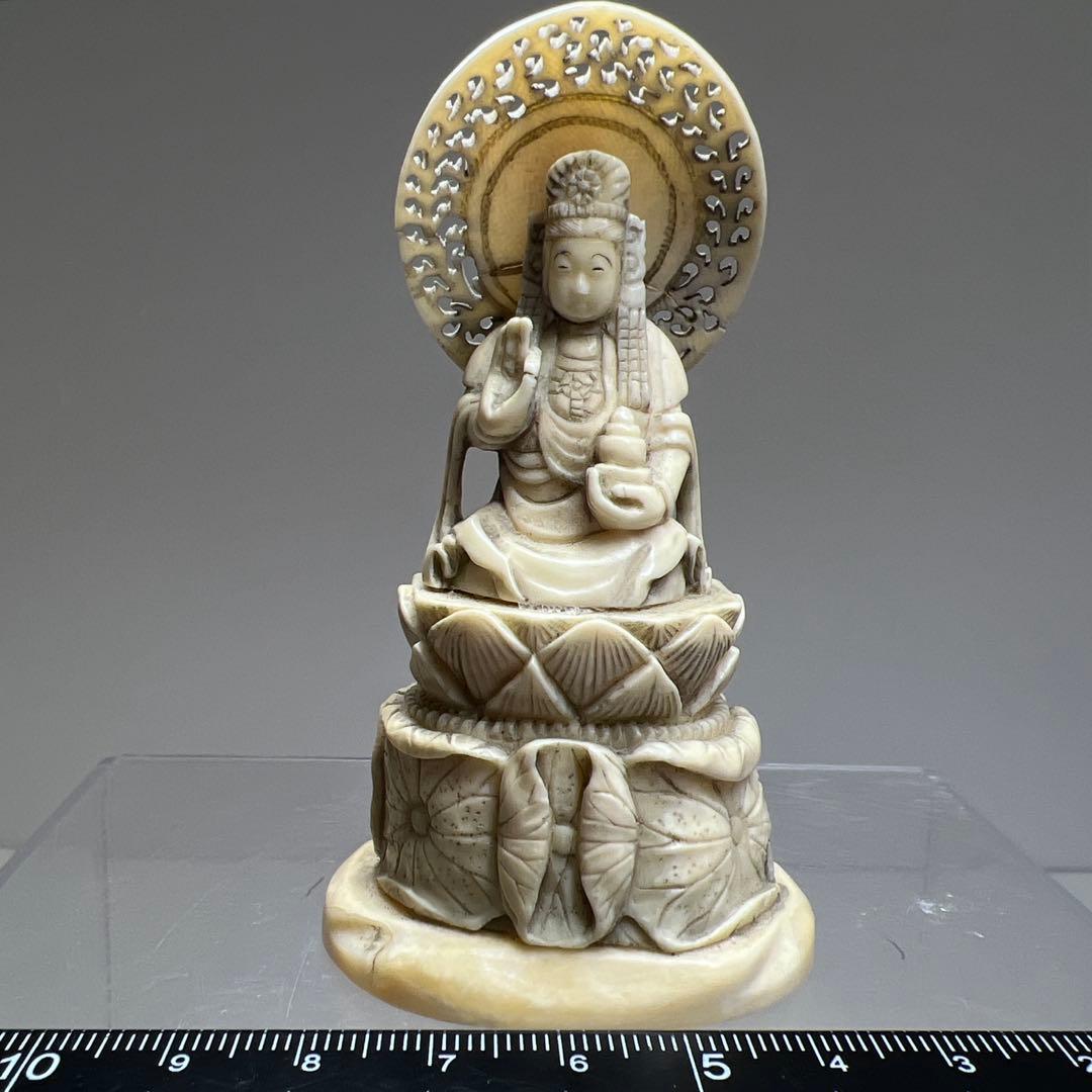 専用　本抹香鯨歯　仏像　54g 東Y8-0108☆2Fトヒチサ