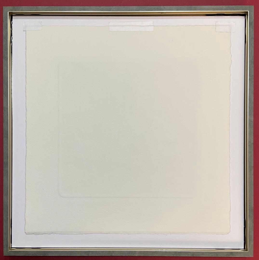 絵画・額縁・版画・上砂理佳・新品未使用・エッチング・犬・美術品・インテリア・雑貨