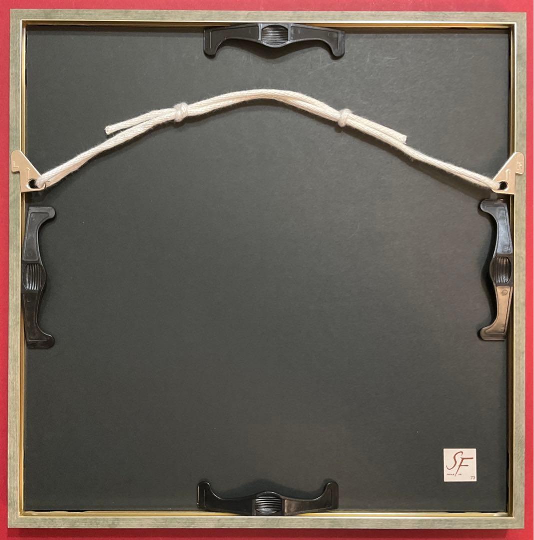 絵画・額縁・版画・上砂理佳・新品未使用・エッチング・犬・美術品・インテリア・雑貨