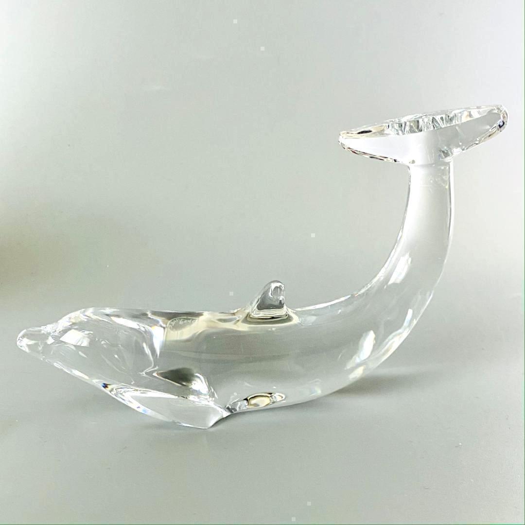 【バカラ】イルカ 動物 置物 インテリア baccarat 人脈、恋愛運、結婚