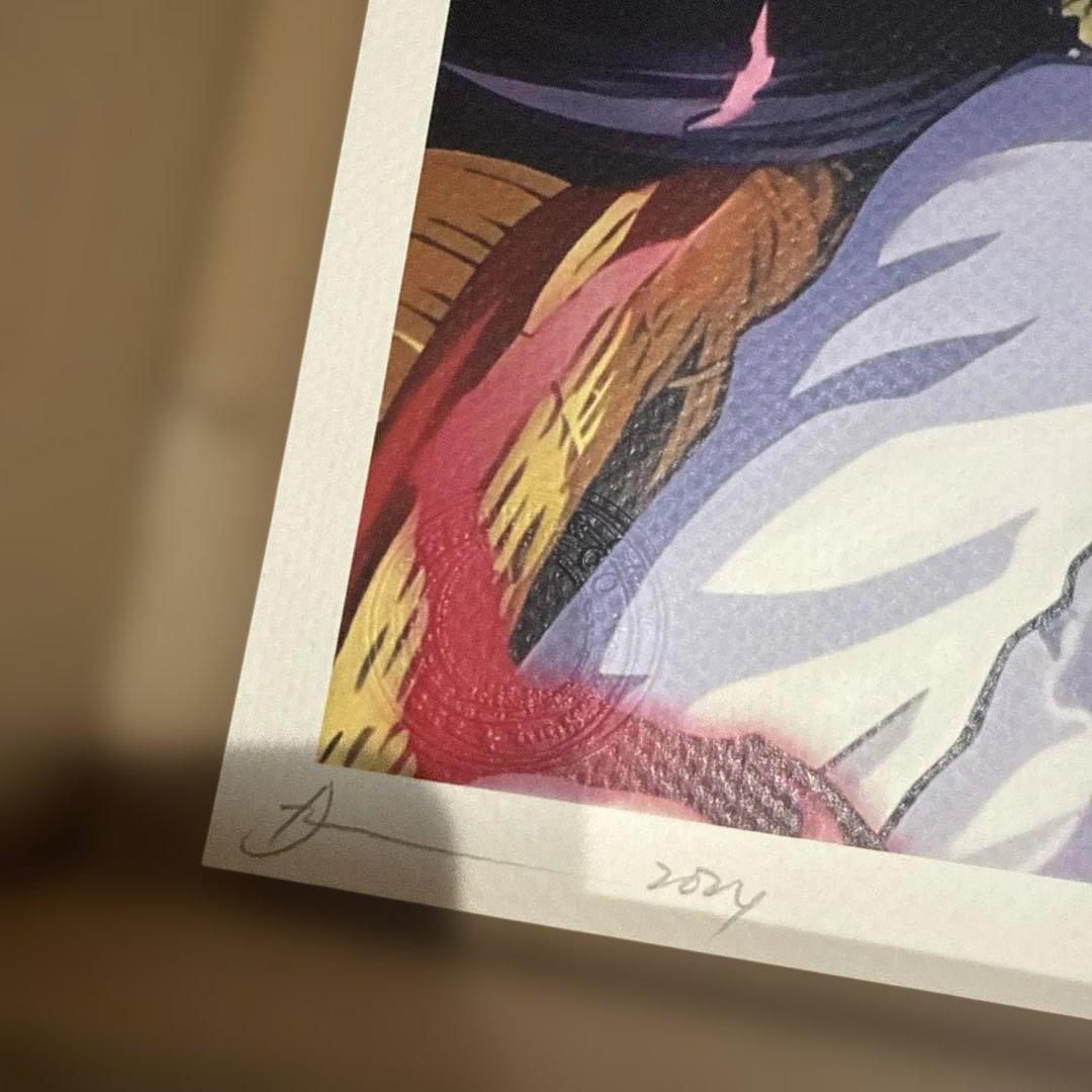 death nyc 現代アートポスター　ワンピース　ニカ　ルフィ