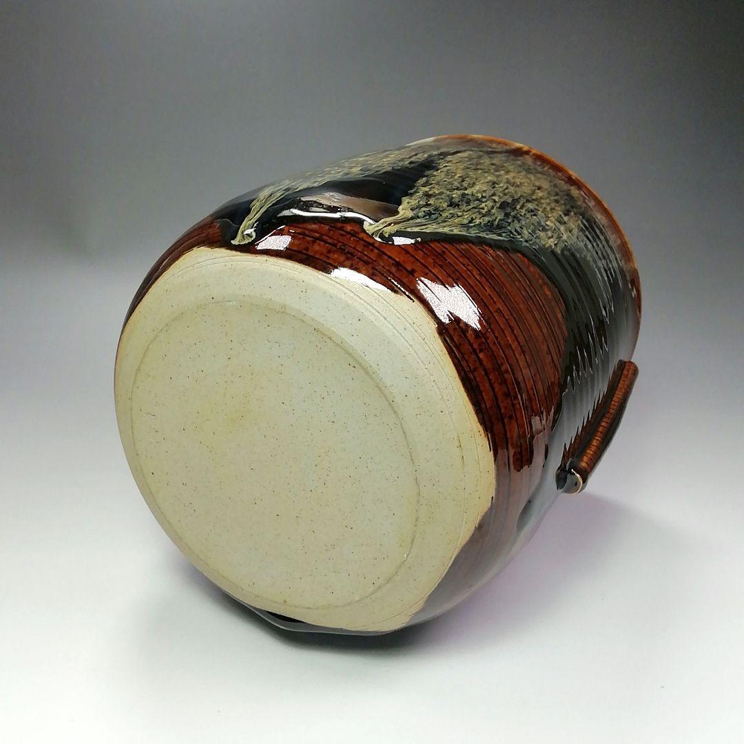 Ｓ２９０　水指　『高取写　水指』『青柳翠峰造』　共箱　茶道具