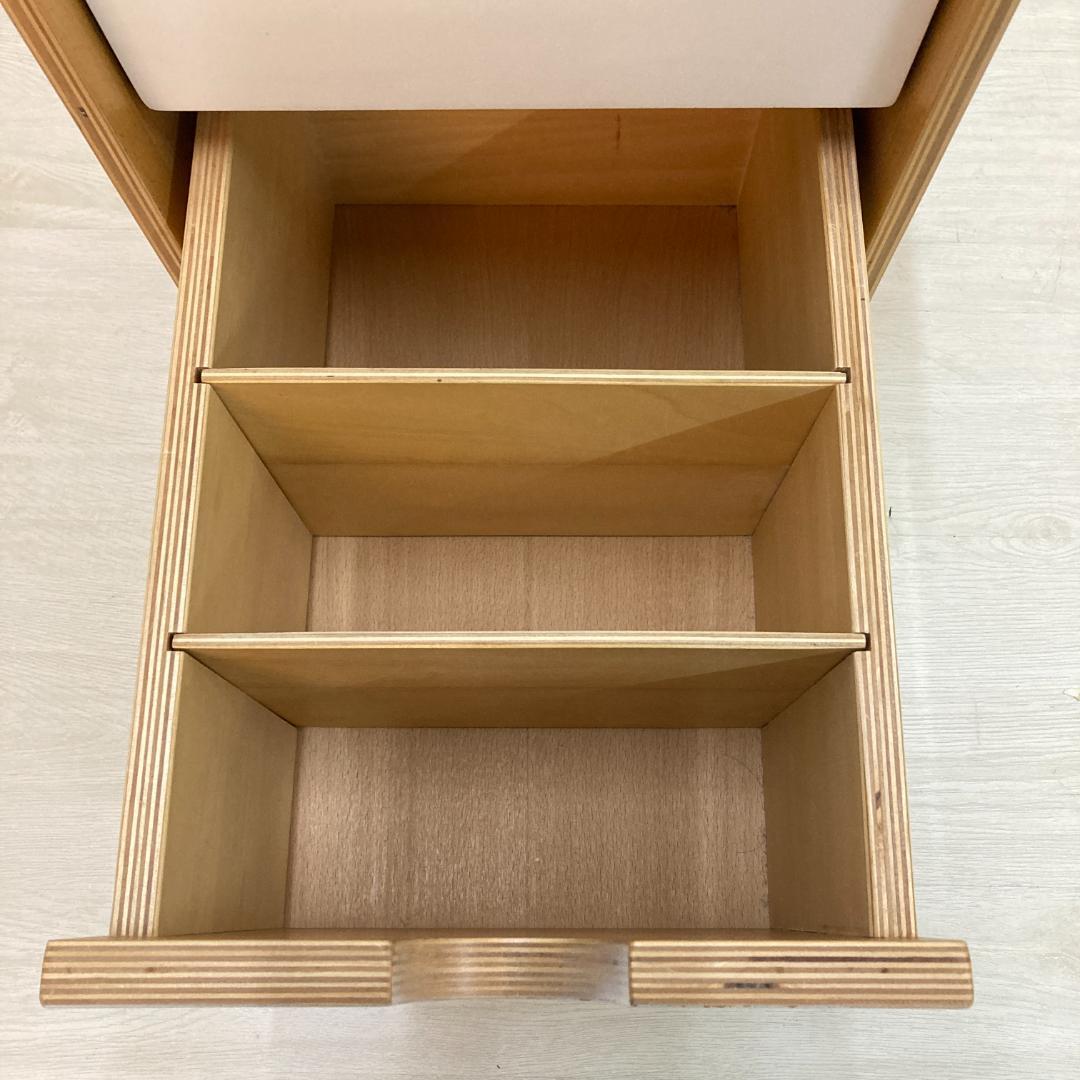 ACTUS アクタス アンファン デスクワゴン　３段チェスト　サイドワゴン