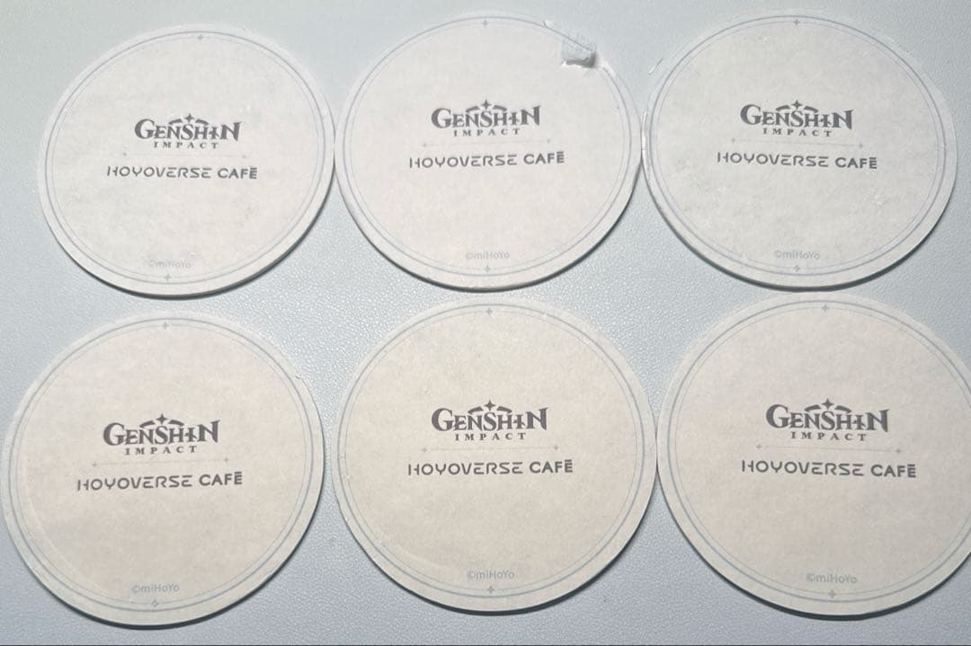 原神　ドイツhoyoverseカフェ ヌヴィレット　コースター