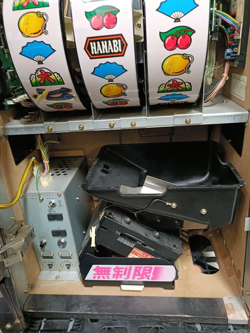 希少 30Φ 証紙付 4号機 大花火 仕様 パチスロ 実機 領収書 555