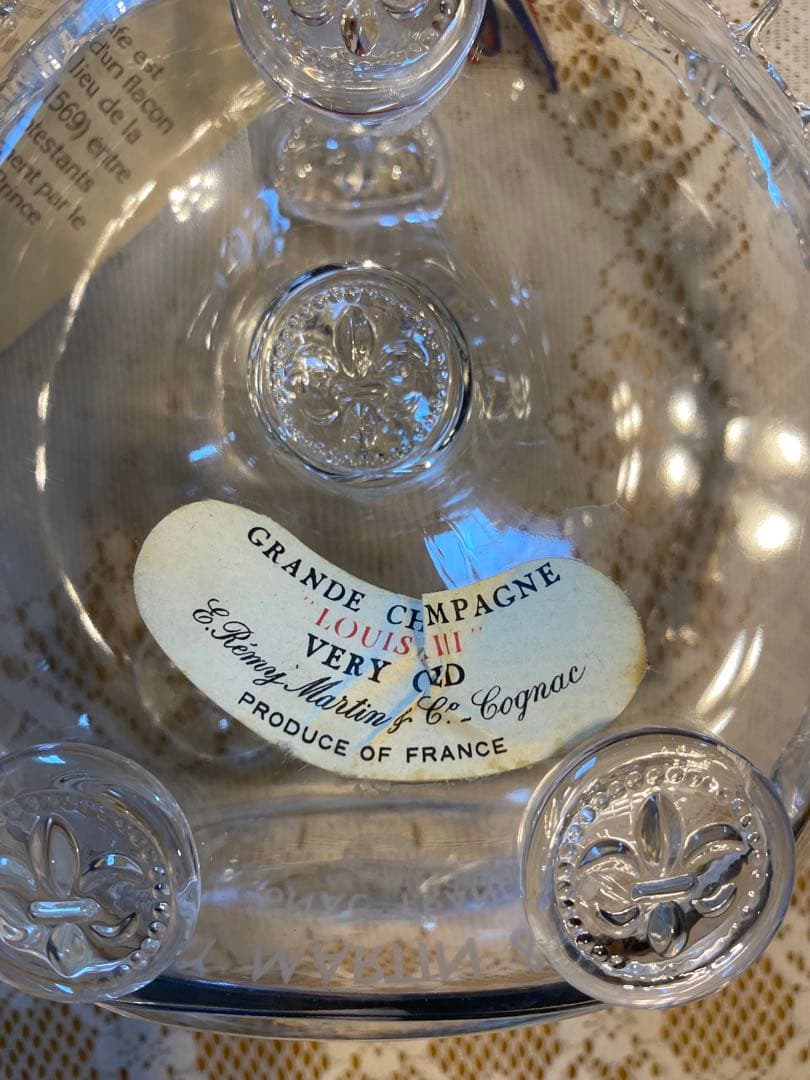 レミーマルタン ルイ13世 バカラ 空ボトル 空瓶