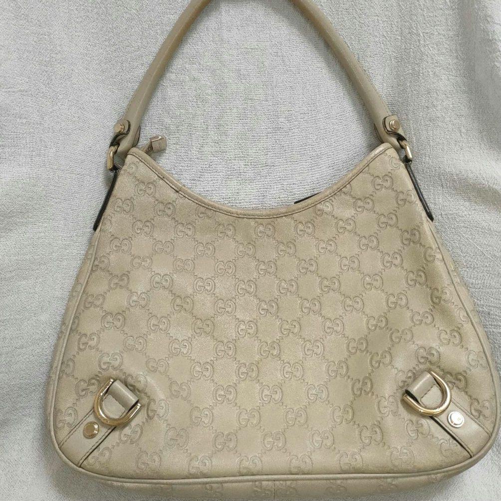 GUCCI アビー ベージュ GGパターン ハンドバッグ y2k