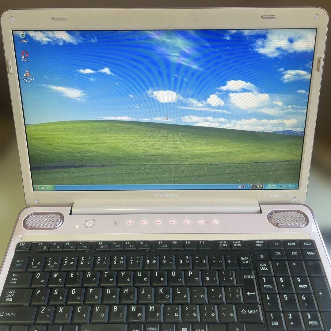☆訳有美品☆Windows XP☆ブルーレイ付16インチワイド大画面ノートPC☆