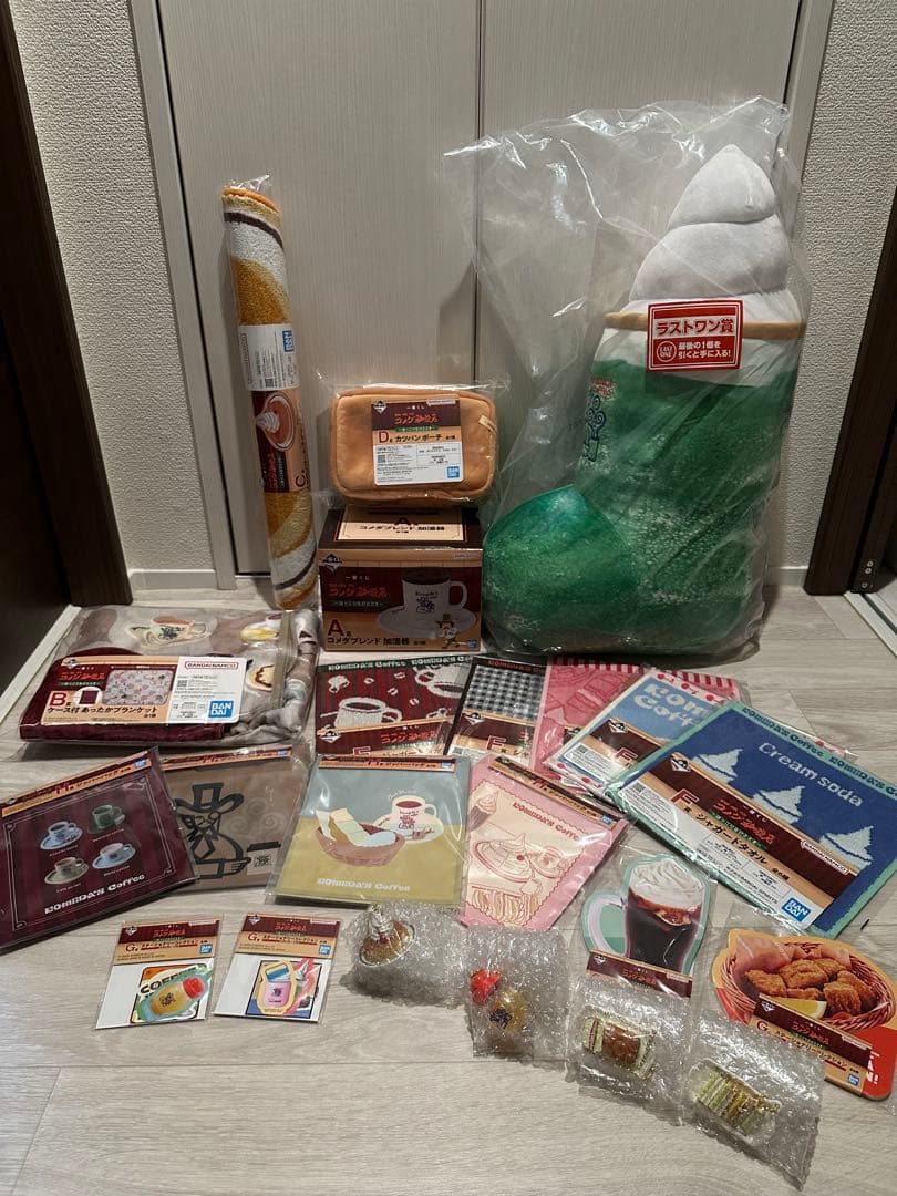 コメダ珈琲一番くじ A賞B賞C賞D賞E賞F賞G賞H賞　 22点セットおまけ付き！