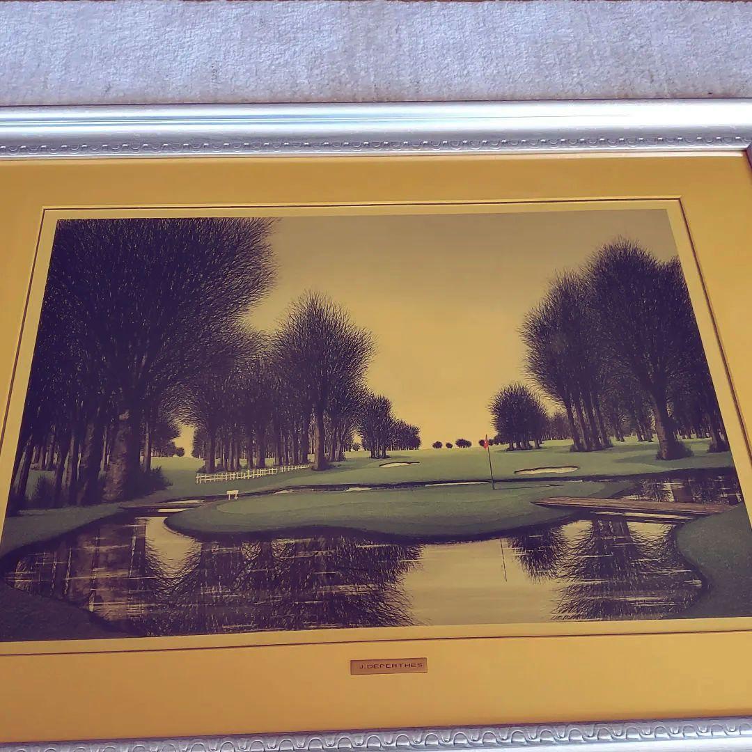 底値　ジャック.デペルト　ゴルフ場　絵画