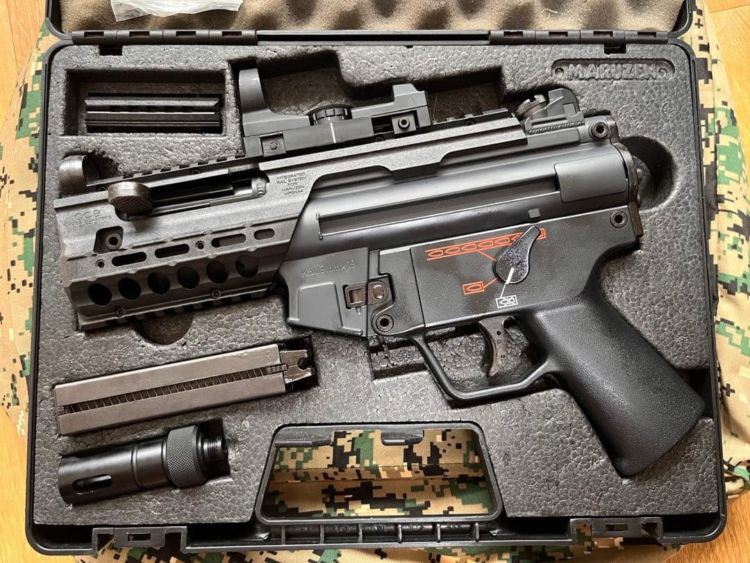 ガスガン　マルゼンMP5K　CQB2　予備マガジン付