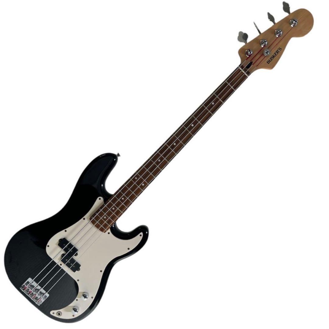 BUSKER'S エレキベース プレシジョンベース 黒 バスカーズ 初心者