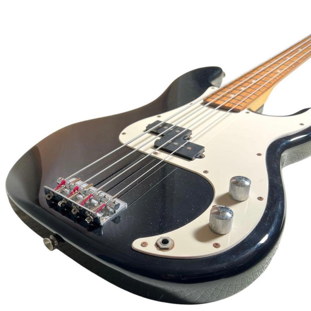 BUSKER'S エレキベース プレシジョンベース 黒 バスカーズ 初心者