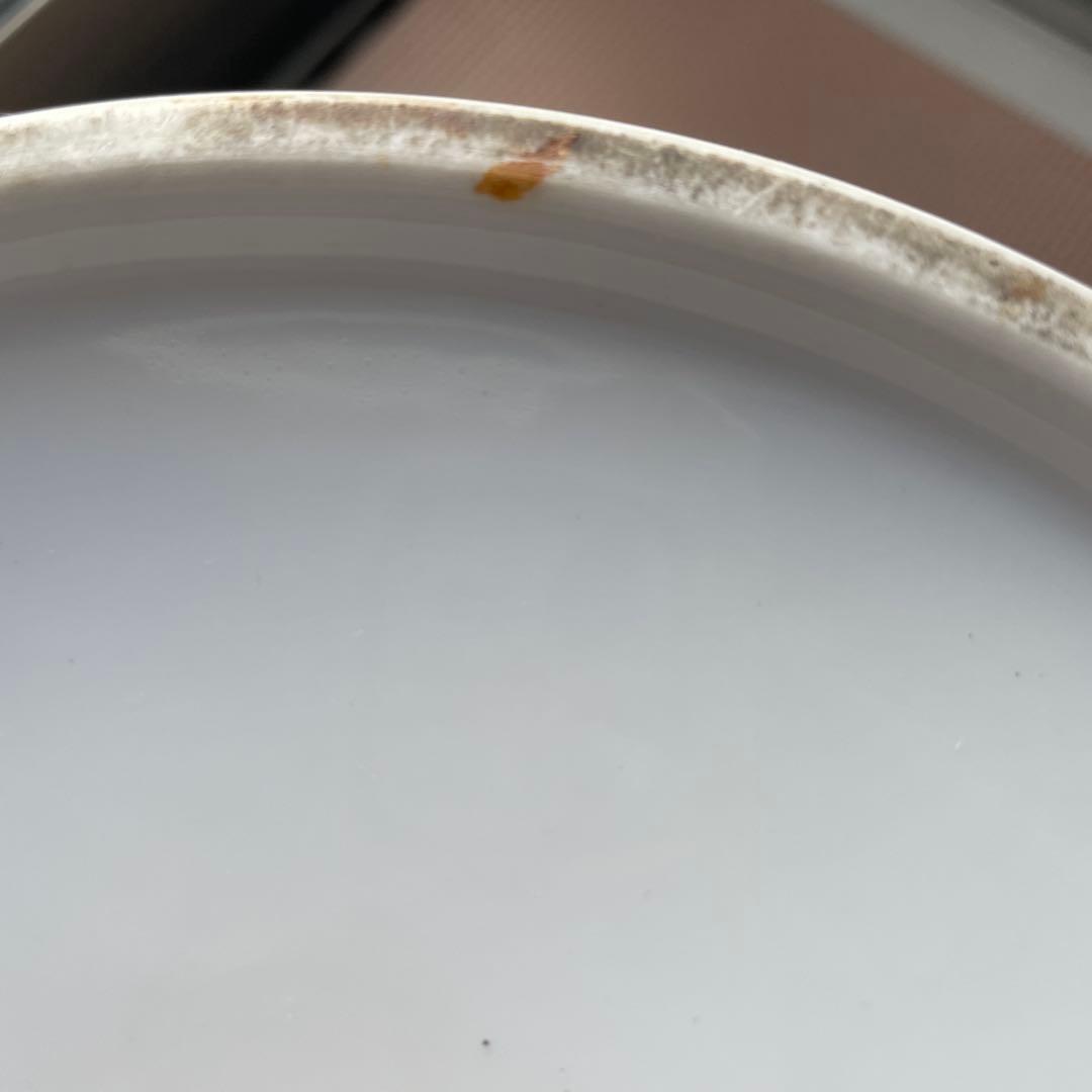 【最終値下げ　当時物】火鉢　ノリタケ　陶器　ブルー　菊　手あぶり　メダカ鉢　日陶