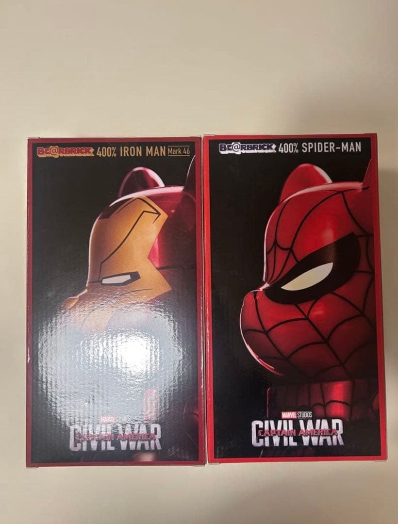 マーベル 400% ベアブリック sp last 賞2体セット