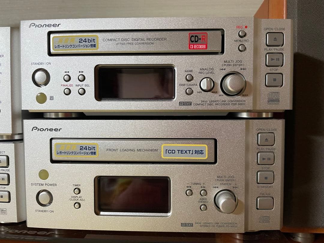 Pioneer（パイオニア）FILL／ミニコンポ／インシュレーター＆ラック付