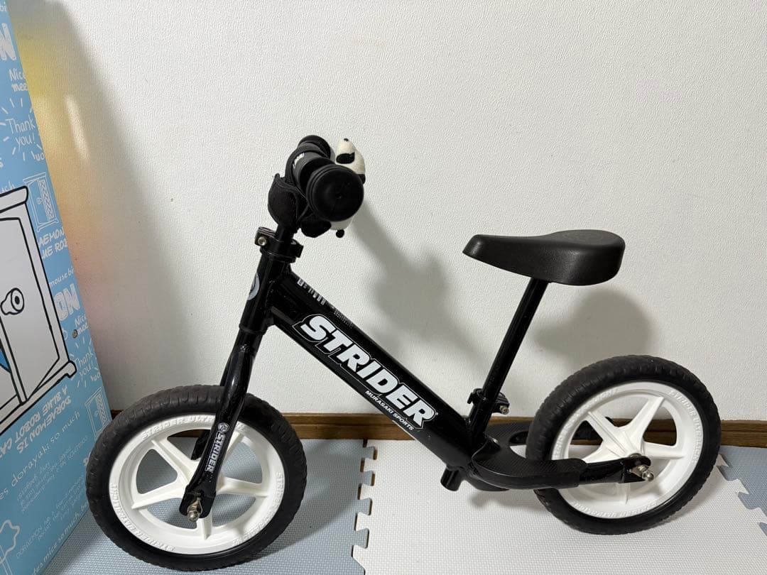 ストライダー STRIDER ブラック 12sport pro、元箱あり、