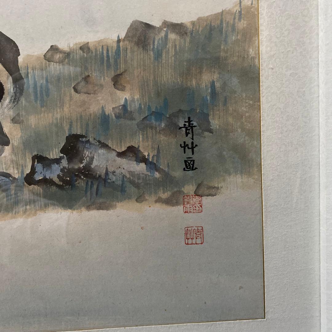 アンティーク　美術品　韓国　絵画