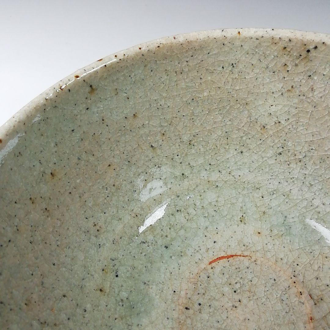 Ｔ１６０　茶碗　『渋草焼』『椿花』『渋草陶窯　渋草柳三』　共箱　抹茶碗　茶道具