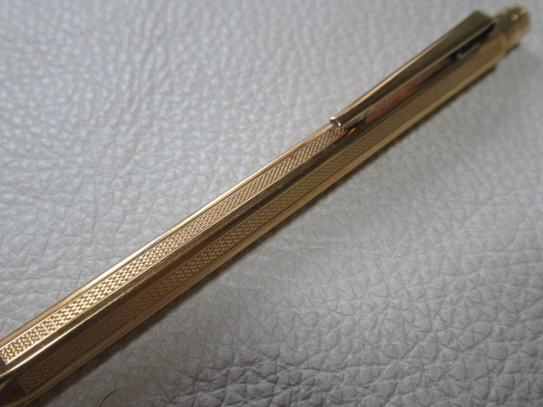 廃盤 美品 1960年代スイス製◆カランダッシュ エクリドール 金張りボールペン