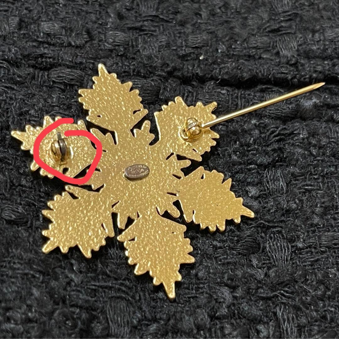 ジョージさん専用シャネル　ヴィンテージ　雪の結晶　ブローチ　稀少美品