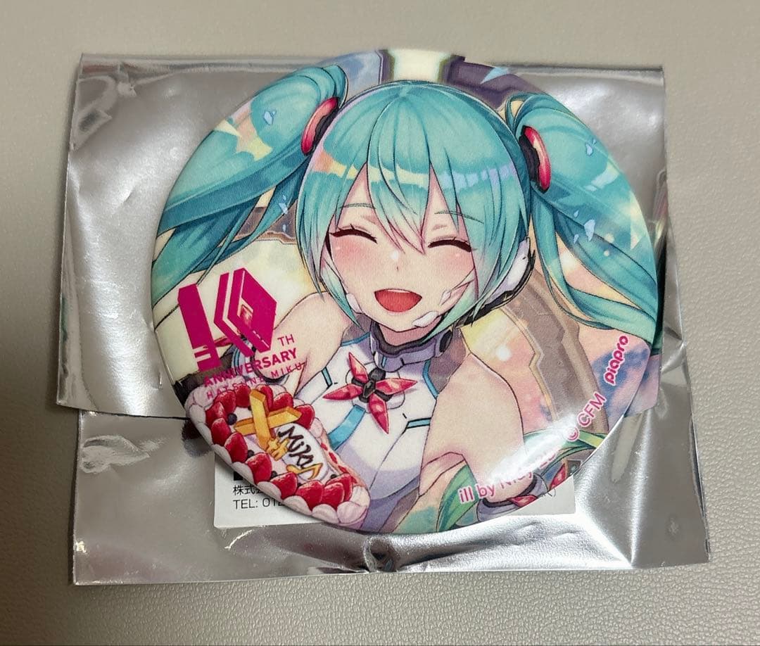 初音ミク パパパ・パーティー in AEON 缶バッジ Nidy-2D-