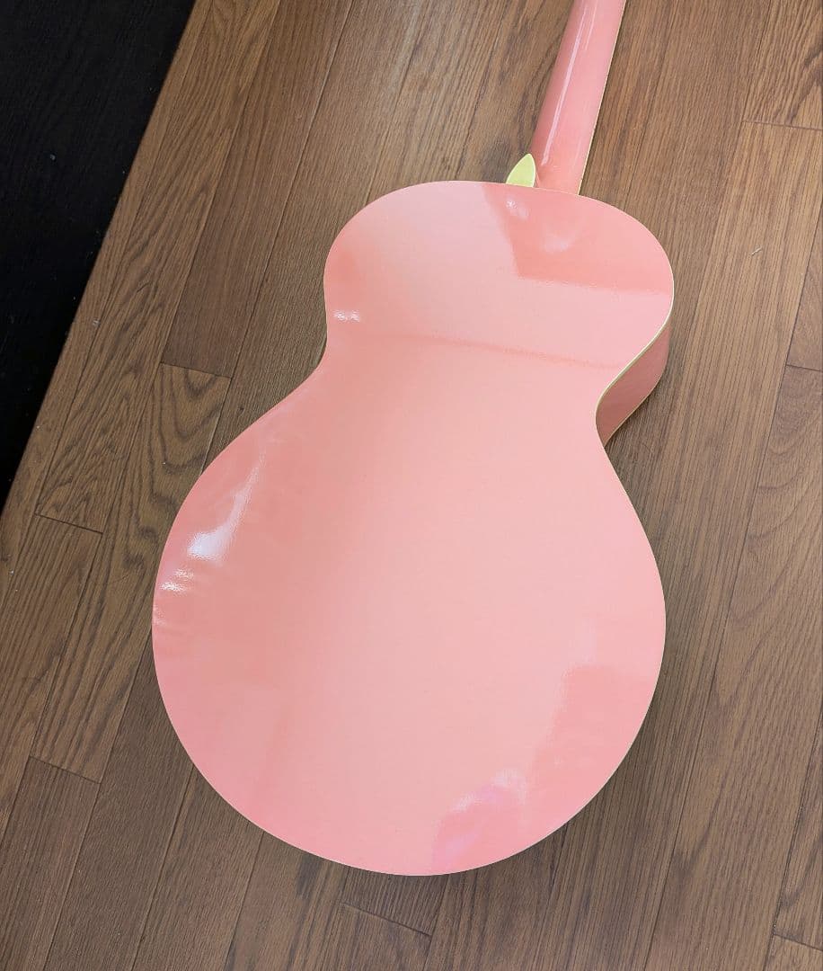 美品 JJ Heart アコースティックギター Pink ケース付き