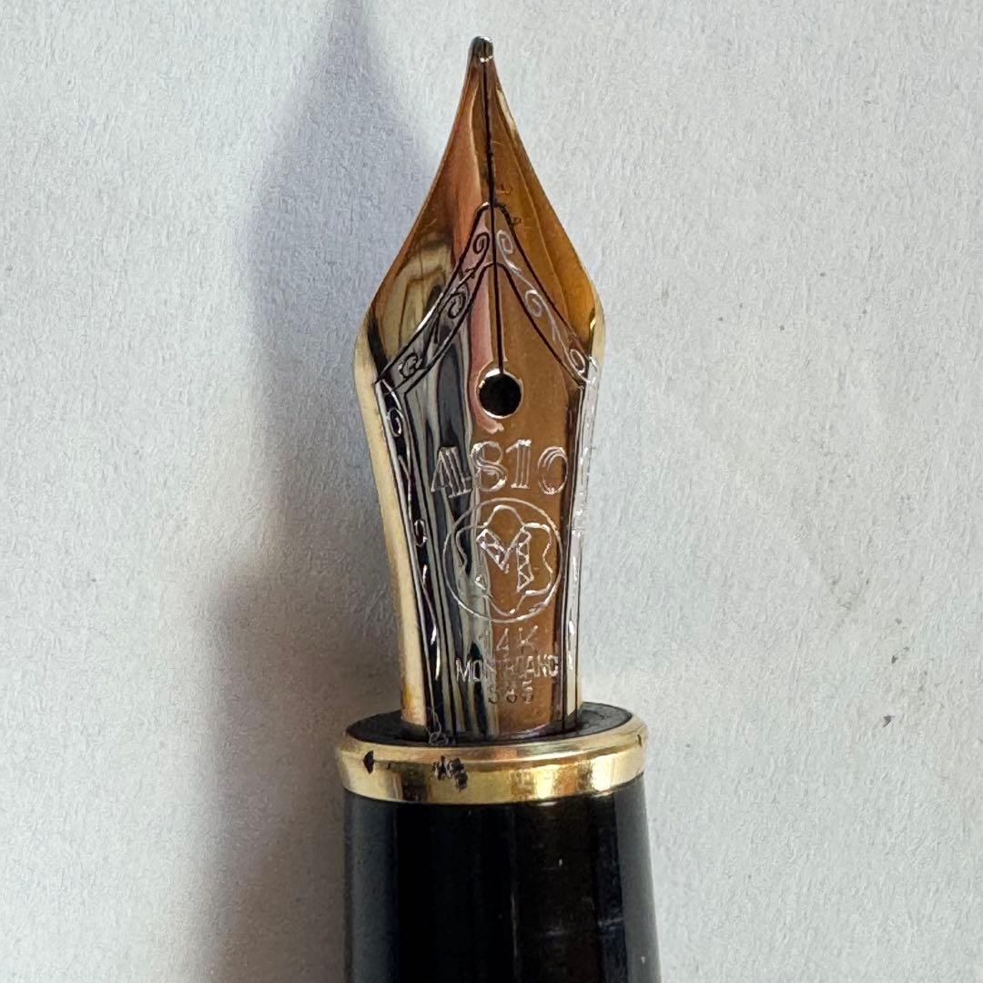 モンブラン万年筆　144 マイスターシュテュック 14K 585 コンバーター付