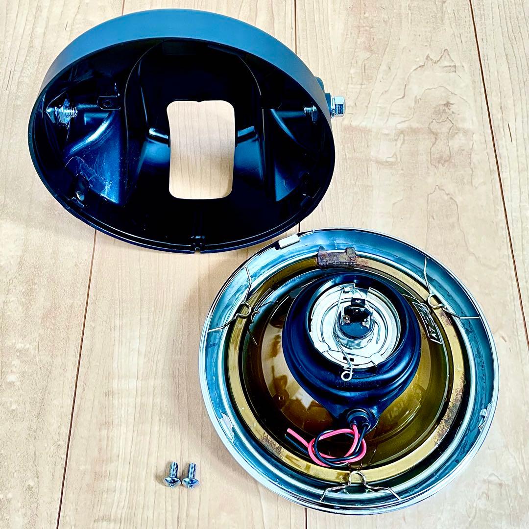 ⚡ゆうちゃん⚡！　当時物 CIBIE シビエ 凹み ヘッドライト